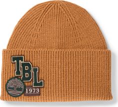 Timberland Mens Layered Patch Beanie