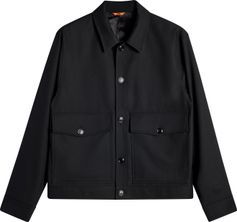 J.Lindeberg Jevin Brushed Twill Jacket Herren Freizeitjacke