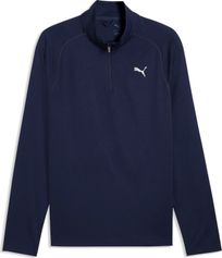 Puma M Pwrtrain Fabric MIX 14 Zip Herren Langarm Laufshirt