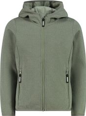 CMP KID G Fleece Jacket FIX Hood Mädchen Midlayer für Outdoor Aktivitäten