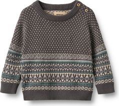 Wheat Jacquard Pullover Julius