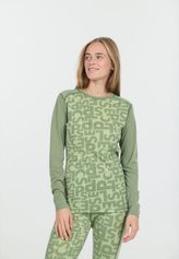 Slope Rei W Printed Baselayer Top Damen Funktionswäsche