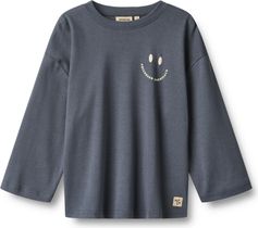Wheat T-shirt Long Sleeve Axe Print Jungen Longsleeve für Freizeit und Outdooraktivitäten