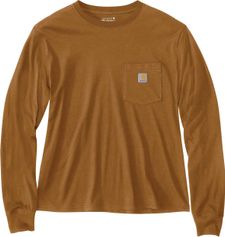 Carhartt Relaxed Fit Lightweight Long-sleeve Pocket T-shirt Damen Longsleeve für Freizeit und Outdooraktivitäten