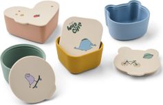Liewood Toto Snack Box 4-pack