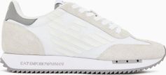 EA7 Sneaker Black AND White Vintage MIX Hair Suede+nylon+pu Unisex Freizeitschuhe
