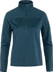Fjällräven Abisko Lite Fleece Half Zip W Damen Midlayer für Freeski oder Skitouren