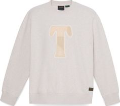 Timberland Mens "patchwork T" Applique BB Crew Sweatshir