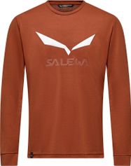 Salewa Solidlogo Dry'ton M Long Sleeve Tee Unisex Longsleeve für Freizeit und Outdooraktivitäten