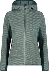 CMP Woman Fleece Jacket FIX Hood Damen Freizeitjacke
