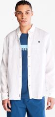 Timberland Mens Linen Shirt Herren Longsleeve für Freizeit und Outdooraktivitäten
