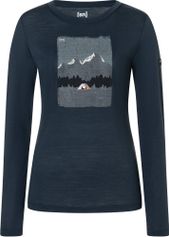 Super.Natural W Outdoor Night LS Damen Longsleeve für Freizeit und Outdooraktivitäten