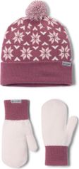 Columbia Women’s Snowflake Beanie and Mitten Set