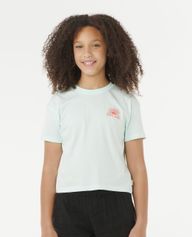 RipCurl Sunrise Crop Tee -girl Mädchen T-Shirt für sämtliche Outdoor Aktivitäten