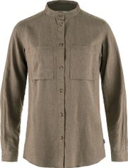 Fjällräven övik Hemp Shirt LS W Damen Longsleeve für Freizeit und Outdooraktivitäten