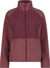 CMP Woman Wool Wool Fleece Fleece Jacket Damen Midlayer für Outdoor Aktivitäten