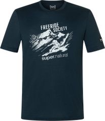 Super.Natural M Freeride Society Tee Herren T-Shirt für sämtliche Outdoor Aktivitäten