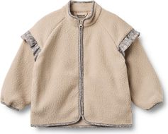 Wheat Fleece Jacket Ellena Mädchen Midlayer für Outdoor Aktivitäten