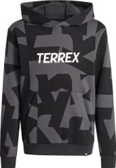 adidas Terrex Terrex Kids Multi Printed Logo Hoodie Kinder Longsleeve für Freizeit und Outdooraktivitäten