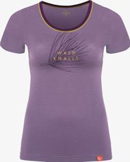 Ein schöner Fleck Erde Kurzarm-shirt Merino Wald Knallt Flieder Hell