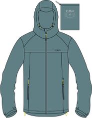 CMP MAN Rain Jacket Fixed Hood Herren Freizeitjacke
