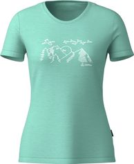 Löffler Women Printshirt Sunset Merino-tencel(tm) Damen T-Shirt für sämtliche Outdoor Aktivitäten