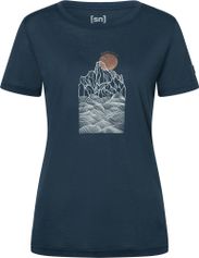 Super.Natural W Preikestolen Cliffs Tee Damen T-Shirt für sämtliche Outdoor Aktivitäten