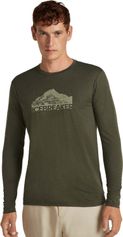 Icebreaker Men M 150 Tech Lite Long Sleeve Tee Aorakiexplor Herren Longsleeve für Freizeit und Outdooraktivitäten