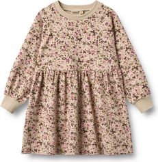 Wheat Jersey Dress Long Sleeve Dorthea