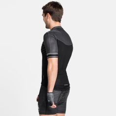Odlo Stand-up Collar Short Sleeve Full Zip Zeroweight Herren Radtrikot