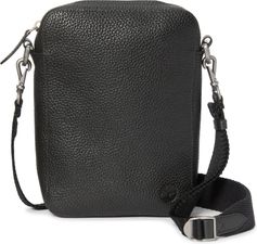 Timberland Mens M Leather Crossbody Bag