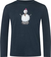 Super.Natural K Snowman LS Unisex Longsleeve für Freizeit und Outdooraktivitäten