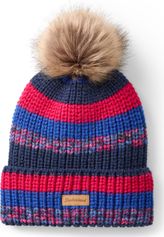 Timberland Womens Chunky Knit Pom Beanie