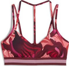 Puma Floral Ribbon Strappy Bra - Low Damen Sportunterwäsche