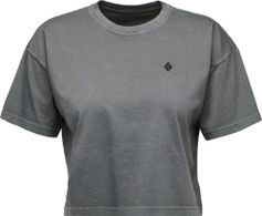 Black Diamond W Diamond Crop SS Tee Unisex Laufshirt