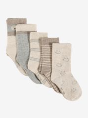 Minymo Socks w. Pattern (5-pack) Kinder Sportsocken