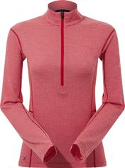 Berghaus W MTN Guide LS Half Zip Blk/Red