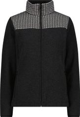 CMP Woman Wool Fleece Jacket Damen Freizeitjacke