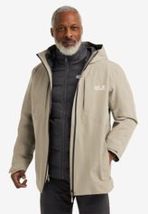 Jack Wolfskin Icecape 3IN1 Down Jacket M Down RDS Herren Freizeitjacke