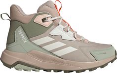 adidas Terrex Anylander Leather Mid Climaproof Traxion Hiking Shoes Women