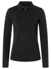 Super.Natural W LUX Zip Polo LS Damen T-Shirt für sämtliche Outdoor Aktivitäten