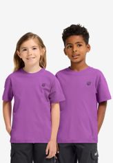 Jack Wolfskin Print T K Kinder T-Shirt für sämtliche Outdoor Aktivitäten