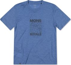 Mons Royale Mens Zephyr Merino Tencel Tee-shirt Herren T-Shirt für sämtliche Outdoor Aktivitäten