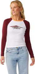 RipCurl Island Dreams Raglan LS Tee Damen Longsleeve für Freizeit und Outdooraktivitäten