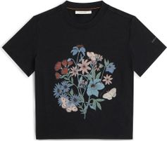 Icebreaker Women Merino 150 Tech Lite Short Sleeve Crop Tee NZ Flora Damen T-Shirt für sämtliche Outdoor Aktivitäten