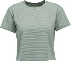 Black Diamond W BD Stripe Crop SS Tee Unisex T-Shirt für sämtliche Outdoor Aktivitäten