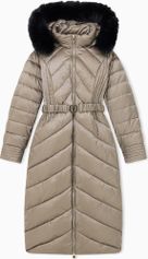EA7 Mountain Winter Jackets W Slim Long Jackets Medium Padded Shiny Kunstfaser Isolationsjacke für Damen