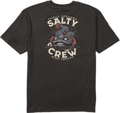 Salty Crew Catfish Monst SS Tee Herren T-Shirt für sämtliche Outdoor Aktivitäten