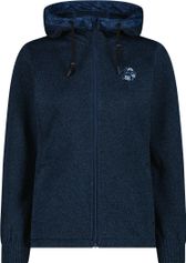 CMP Woman Fleece Jacket FIX Hood Damen Freizeitjacke