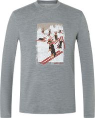 Super.Natural M Dachshund Brush LS Herren Midlayer für Freeski oder Skitouren